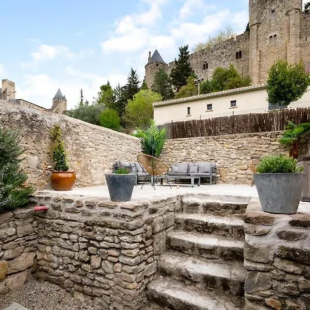 Au Puits De La Cite - Terrasse Vue Cite - Wifi Villa Carcassonne Exterior photo