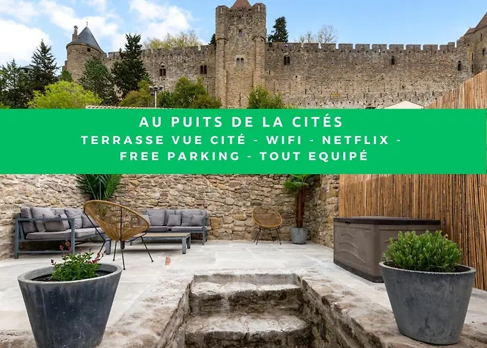Au Puits De La Cite - Terrasse Vue Cite - Wifi